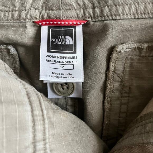 The North Face Women's Almatta Cropped Capri Khaki Pants Size 12 - Picture 8 of 12